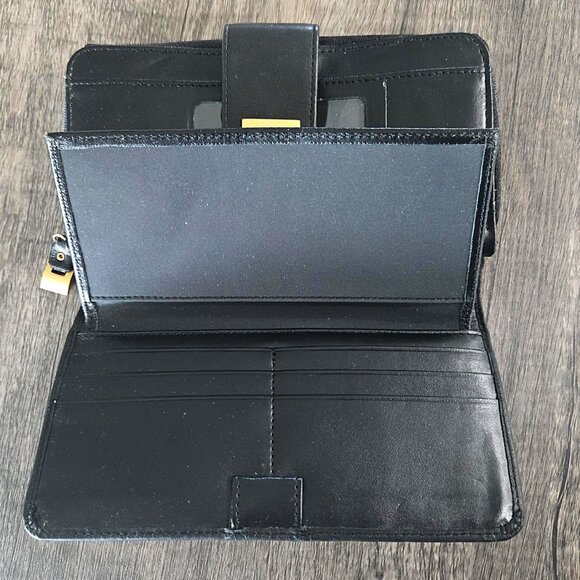 Princess Gardner Black Leather Wallet - Picture 5 of 6